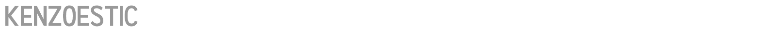 Kenzoestic font preview